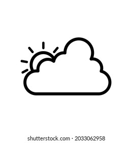 Weather icon vector design template illustration