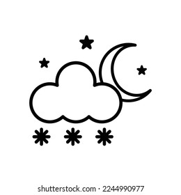 Weather icon vector design template