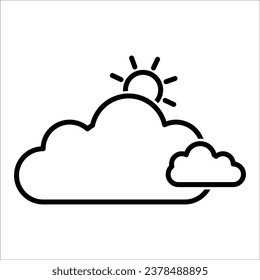 weather icon vector design template