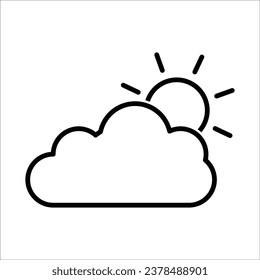 Vektordesign-Vorlage für Wettersymbol