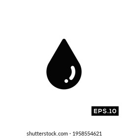 Weather icon vector. drop icon or logo symbol illustration