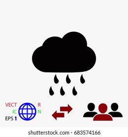 weather icon vector, flat design best vector icon