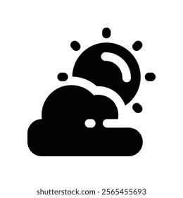 weather icon. vector glyph icon for your website, mobile, presentation, and logo design.