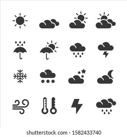 Weather Icon , Vector Illustration 