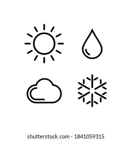 
weather icon vector illustration
