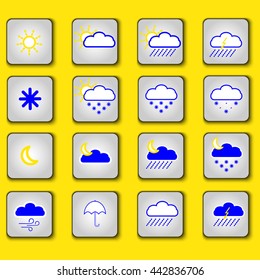 weather icon, vector illustration