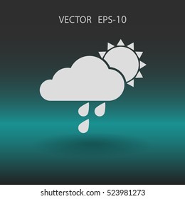 ícone meteorológico. ilustração vetorial