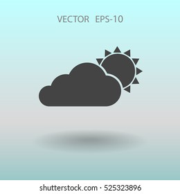 icono del tiempo. ilustración vectorial