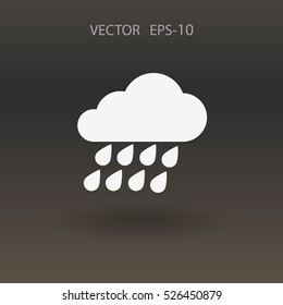 Wettersymbol. Vektorgrafik