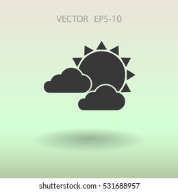 icono del tiempo. ilustración vectorial