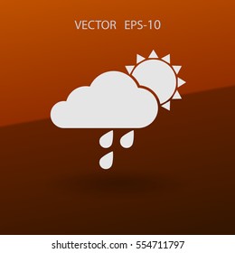 ícone meteorológico. ilustração vetorial