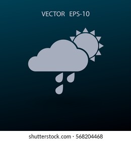 icono del tiempo. ilustración vectorial