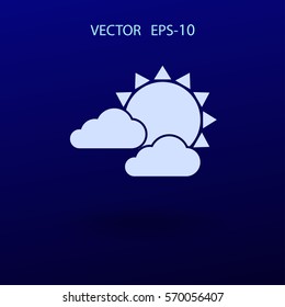 icono del tiempo. ilustración vectorial