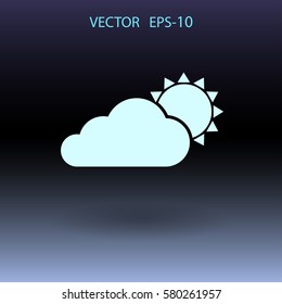 icono del tiempo. ilustración vectorial