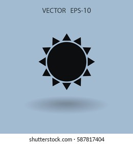 Wettersymbol. Vektorgrafik