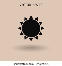 Wettersymbol. Vektorgrafik