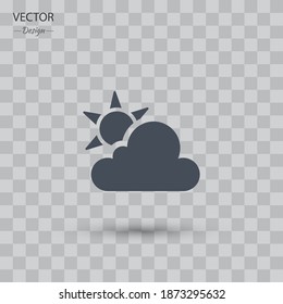 weather icon. Vector illustration EPS 10.