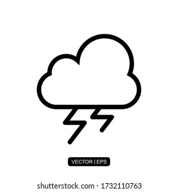 Weather icon vector illustration logo template for many purpose. Isolated on white background.