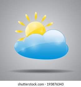 Weather Icon  Vector Illustration for Your Design 