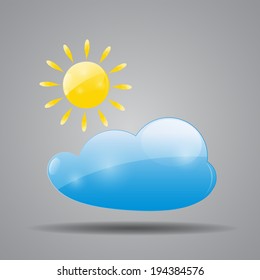Weather Icon  Vector Illustration for Your Design 