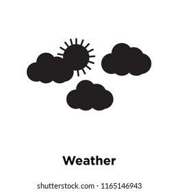 Weather icon vector isolated on white background, Weather transparent sign , vacation symbols