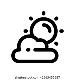 weather icon. vector line icon for your website, mobile, presentation, and logo design.