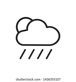 weather icon vector simple design