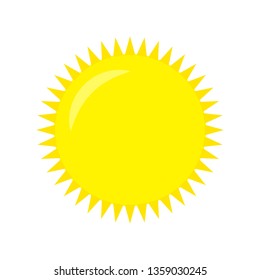 Weather Icon. Vector Sun on a White background. Vector.