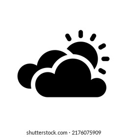Illustration des Vektorsymbol-Designs des Wetters