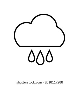 Wettersymbol, Vektorset. Sammlung von Synoptischen Illustrationszeichen. Wettervorhersage Symbol oder Logo.