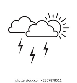 weather icon vector template illustration logo design