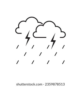 diseño del logotipo de la ilustración de la plantilla del vector del icono meteorológico