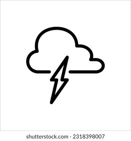 Icono meteorológico, vector de icono del tiempo para el diseño de sitios web, aplicación, interfaz de usuario. ilustración vectorial sobre fondo blanco.