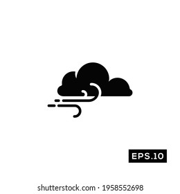 Weather icon vector. Wind icon or logo symbol illustration
