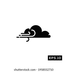 Weather icon vector. Wind icon or logo symbol illustration