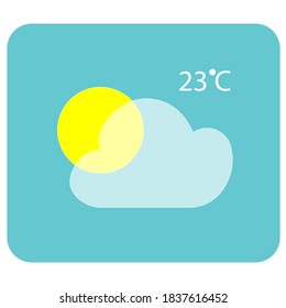 Wettersymbol für das Web