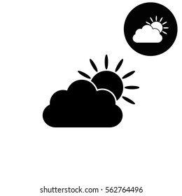 weather icon  - white vector icon