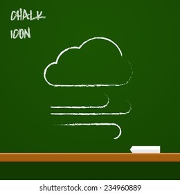 Weather icon of wind. eps10