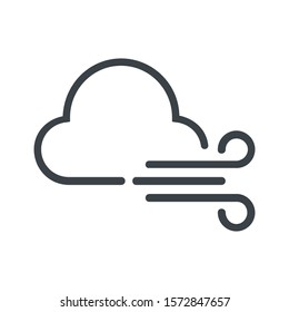 weather icon wind icon vector illustration logo template for many purpose. Isolated on white background.