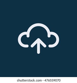 Weather icon,Cloud icon, vector illustration. Flat design