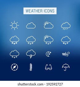 Weather icons