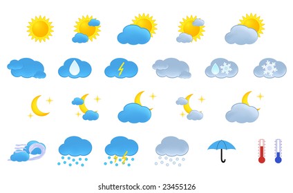 Weather icons
