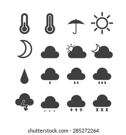 Weather icons