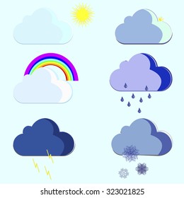 Weather  icons. 