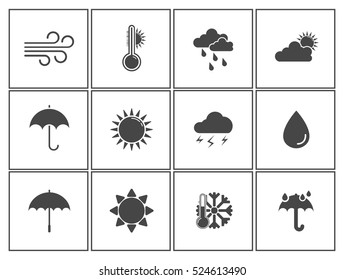 Weather icons