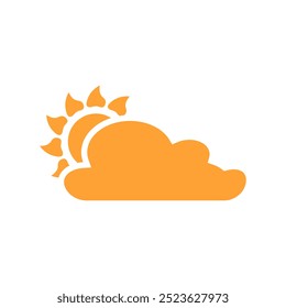 Weather icons, bad weather, sunny weather, Vector on white background.