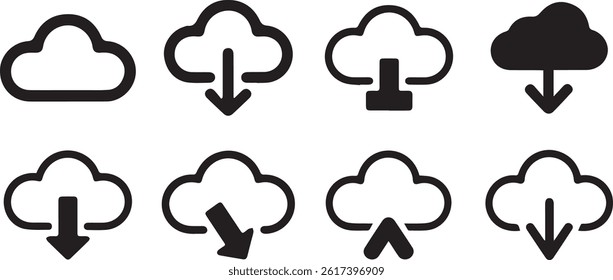 Weather Icons Collection – Flat Vector Symbols ,Minimal Weather Icon Set – Sun, Rain, Snow  Storm Vectors ,    Vector Weather Symbols Pack