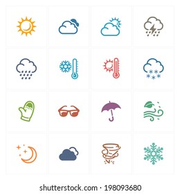 Weather Icons - Colored Series 