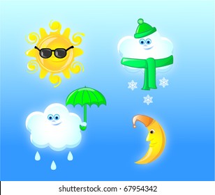 Weather icons  eps 10