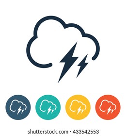 Weather Icons - Light storm